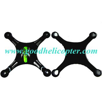 dfd-f183 jjrc-h8c quadcopter parts Upper + Lower body cover (black color) - Click Image to Close